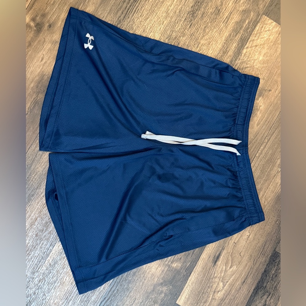 Under Armour Navy Tech Mesh Athletic Shorts